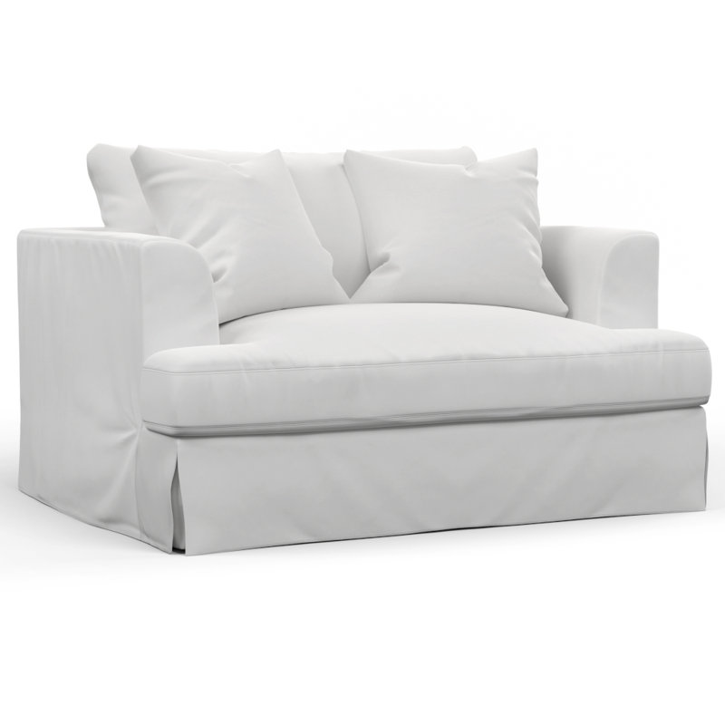 Mcneese Chair And A Half, Pearl Polyester Blend