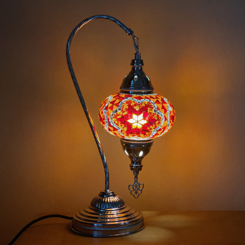 Jordan Metal Lighting Lamp, Red/Orange