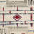 Alimatou Hand Woven Wool/Cotton Abstract Rug in Ivory/Blue/Red-1224772608