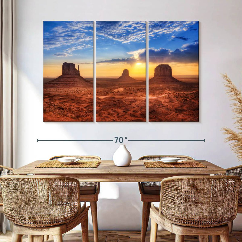 Alvord Monument Valley en Arizona, H 42 po x l 65 po