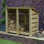 Tangier 150cm W x 74.5cm D Solid Wood Log Store-36319278