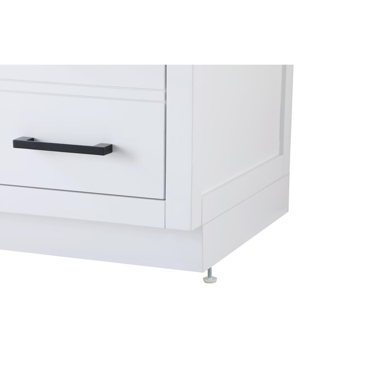 Ahner 60 inch Single Bathroom Vanity, White