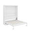 Lit escamotable double avec tablettes