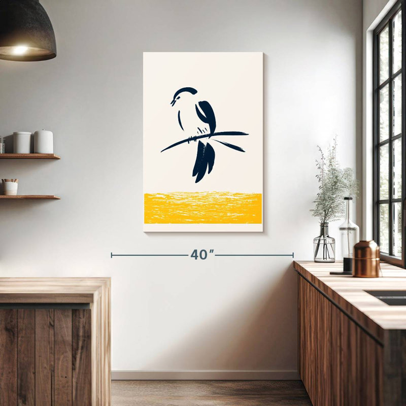 Brampt Minimalist Songbird, 39" H x 26" W