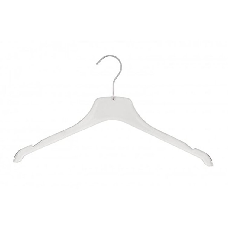 Home Cube USA Homecube USA Elegant Acrylic Clear Hangers With Gold Hook,  17 Adult Heavy Duty Shirt Hanger - Wayfair Canada