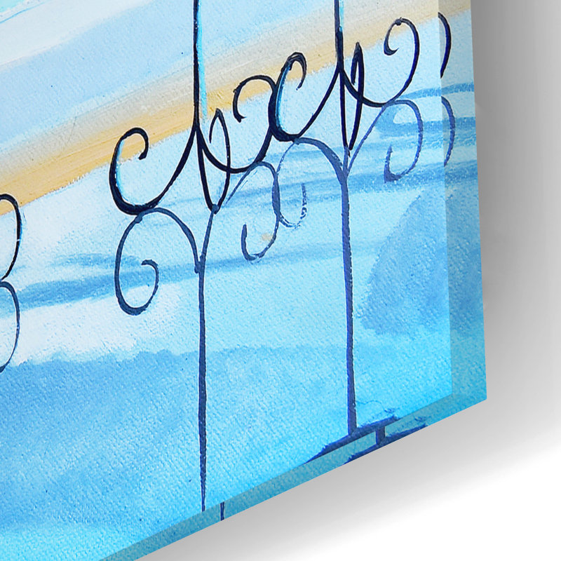 Art mural en verre Dovecove «Sunset Lambada» par Ronald West, H 16 po x l 24 po x P 0,2 po