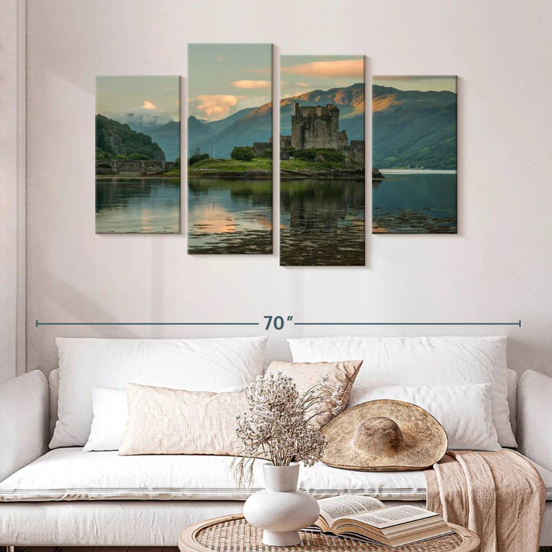 Lilie Eilean Donan Castle West, H 32 po x l 52 po