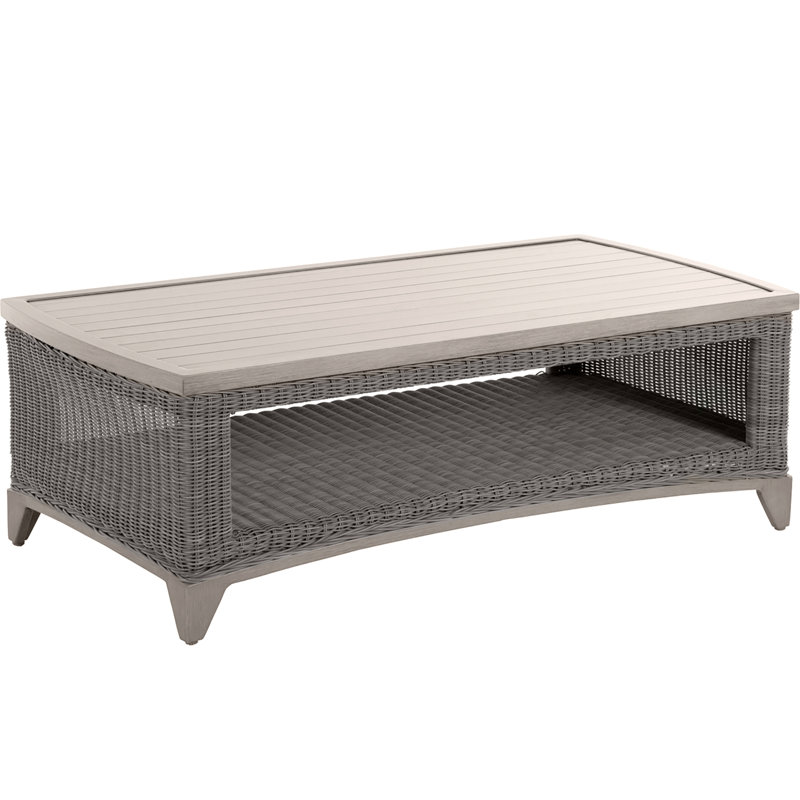 Astoria Woven Coffee Table - Oyster/Oyster, Oyster
