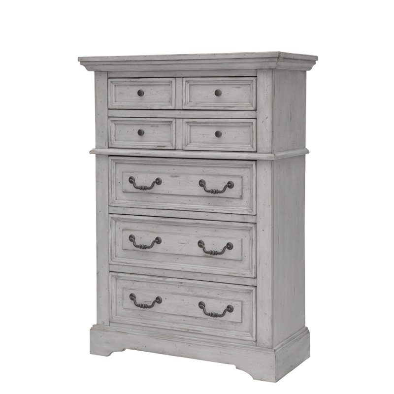 Alexei 39'' W 5 - Drawer Dresser, Antique Gray