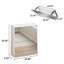 Armoire de rangement pour chaussures avec miroir