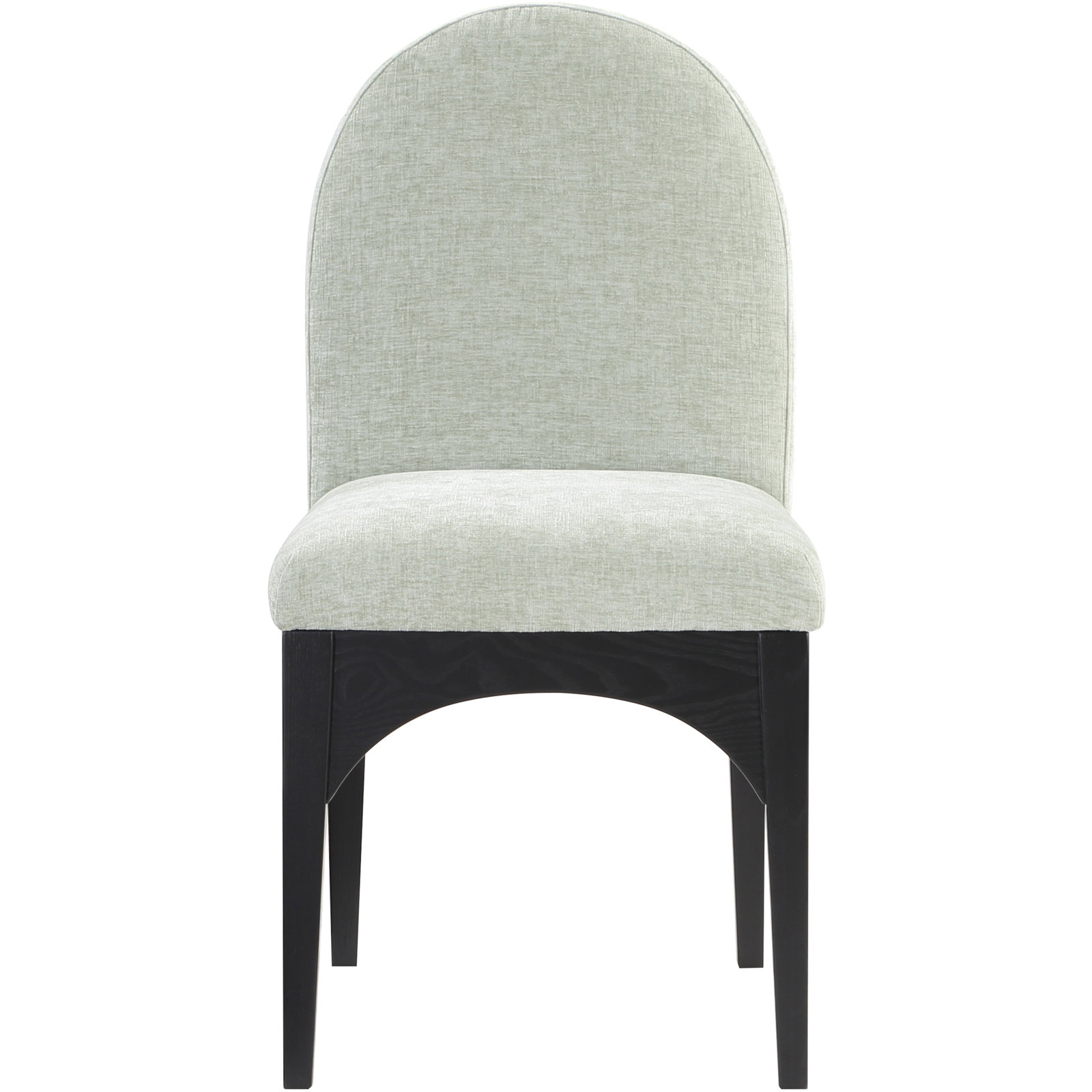 Waldorf Side Chair, Black, Mint Chenille