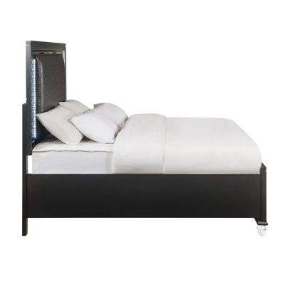 Queen Upholstered Storage Platform Bed, Bed Frame -  Rosdorf Park, 7ECC2F0F0851472BB9678FB2D2E94444