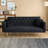 71" Convertible Loveseat Sofa, American Retro Velvet Sleeper Couch For Small Living Rooms, Bedrooms & Offices-642750988
