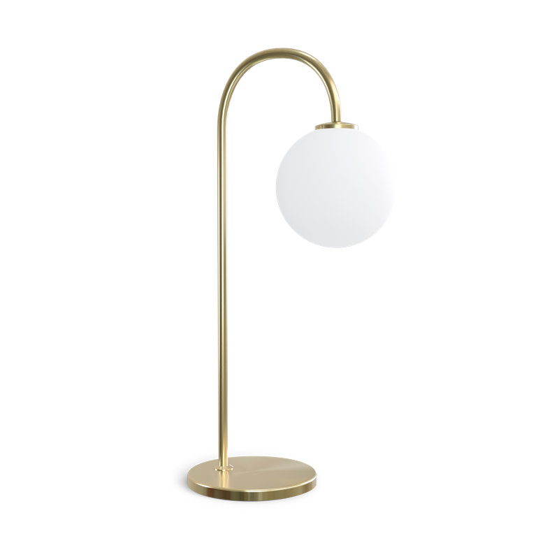 Ballon Metal Arched Lamp, Brass