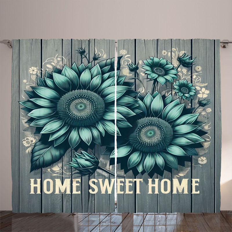 Semi Sheer Curtain Pair