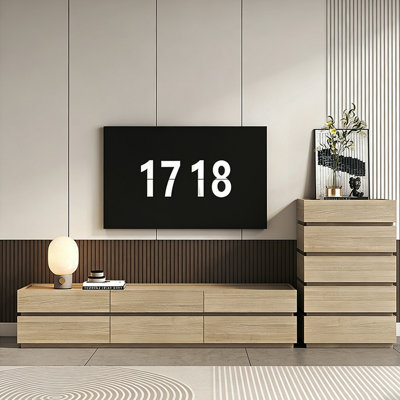 Meuble télé avec tiroirs multiples Living Room