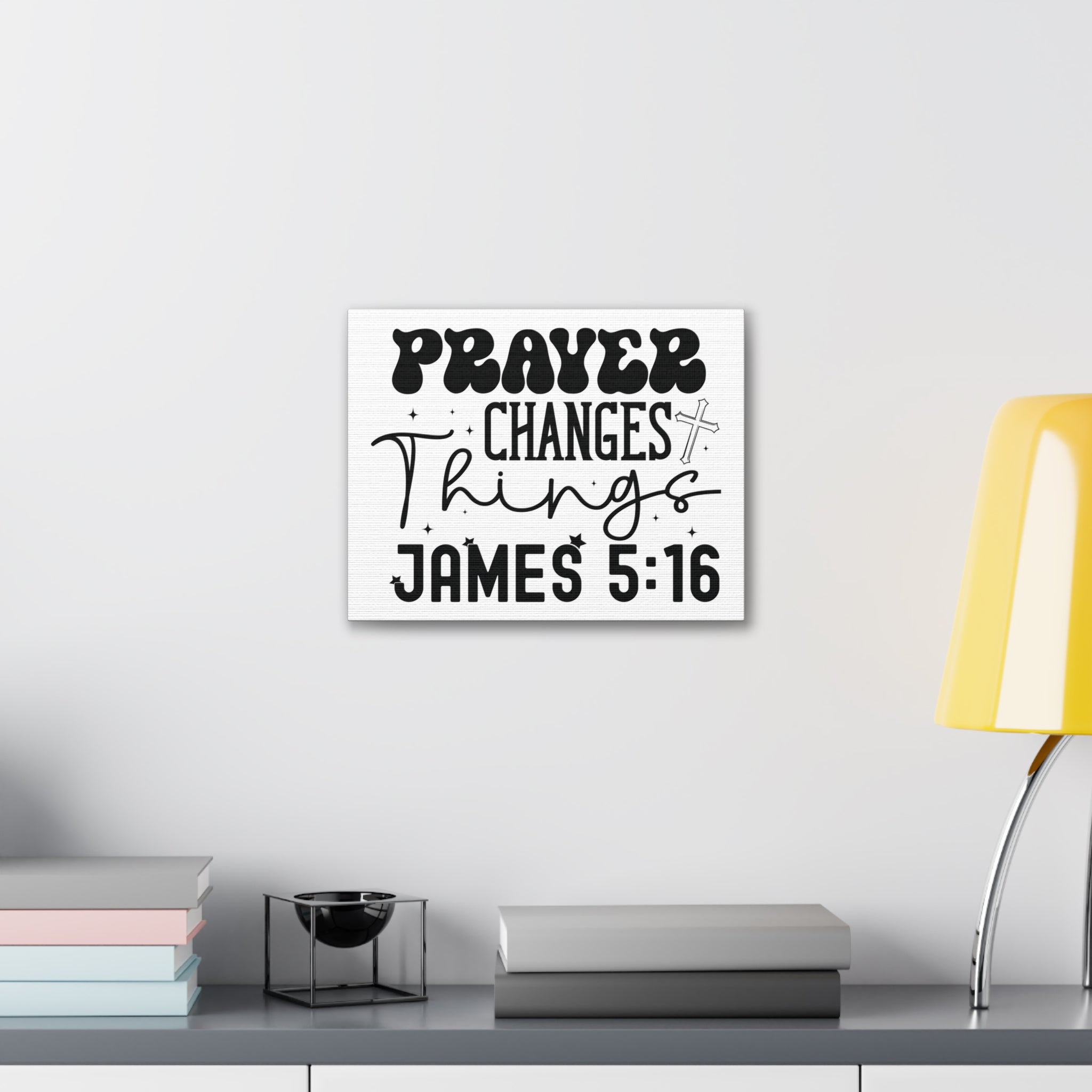 Lesser Things Scripture Trinx Scripture Walls James 5:16 Prayer Changes Things Bible Verse ...