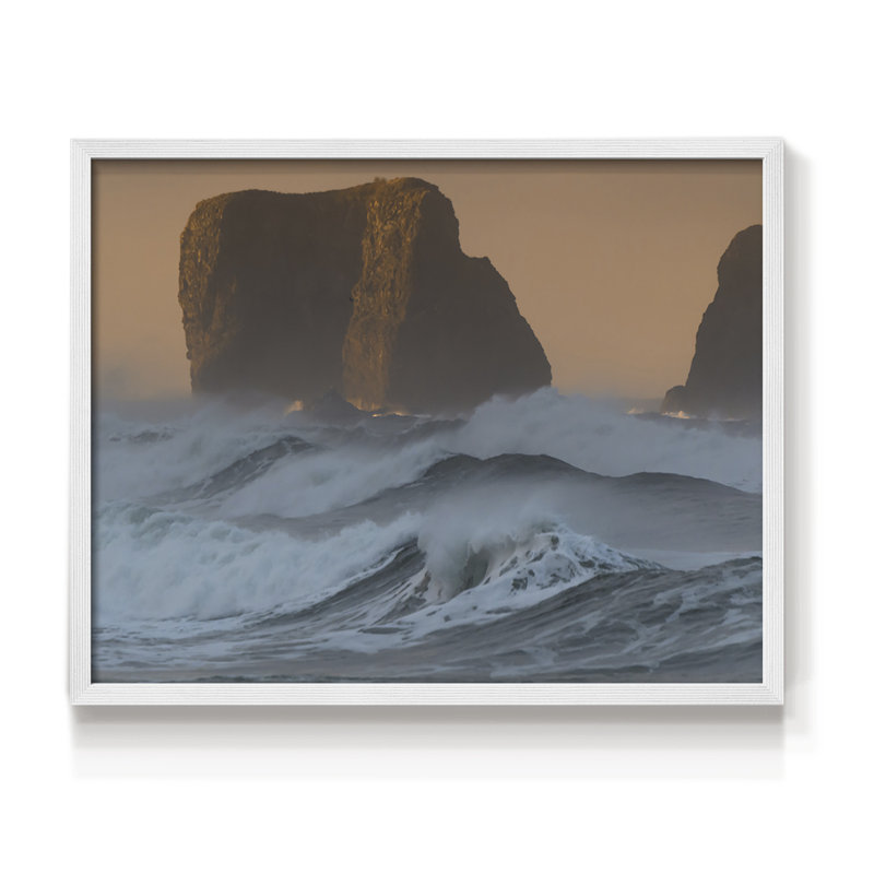 To The Shore - Reproduction encadrée - Restickable, H 16 po x l 20 po, Blanc