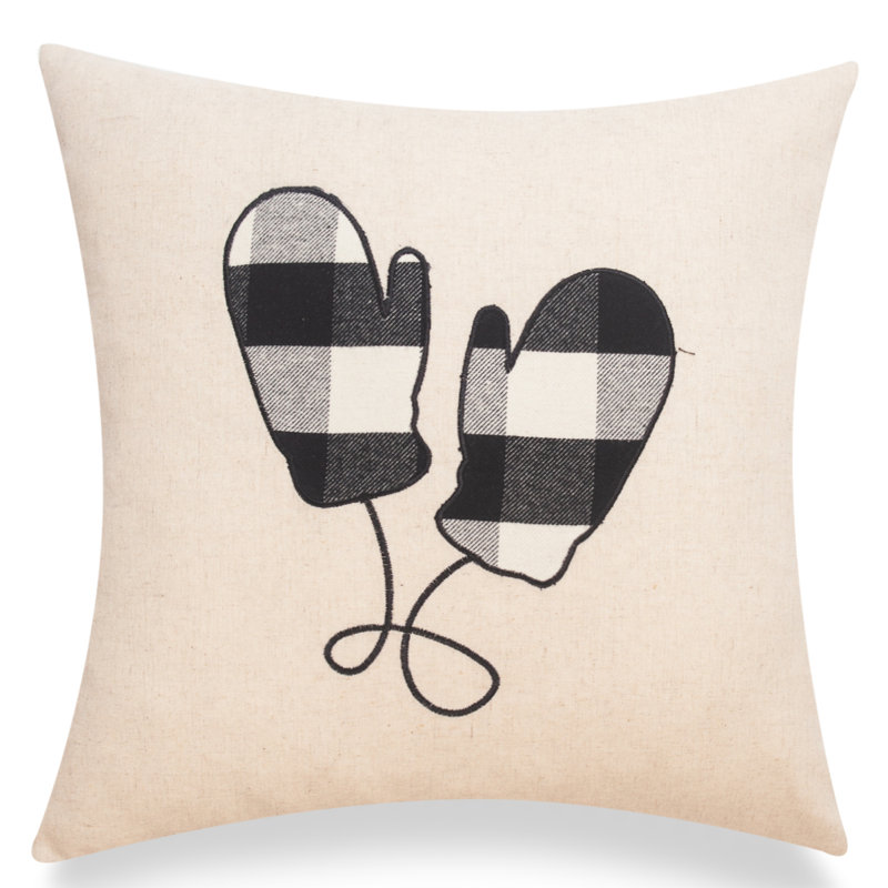 Coussin Cottage, Noir