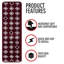 Tapis d'escalier 9 x 28 po antidérapants (ensemble de 13)-445477522