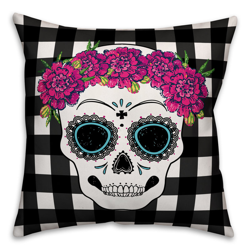  Coussin Sugar Skull Buffalo
