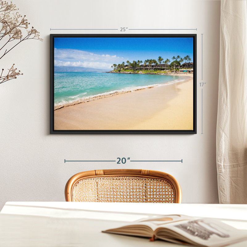 Impression sur toile Napili Bay Paradise, H 17 po x l 25 po