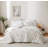Nayoroom French Garden 100% Cotton Floral Butterfly Comforter Cover Butterfly White For Cute Bedding Set Kawaii Style Cartoon Duvet Cover Set-109819985