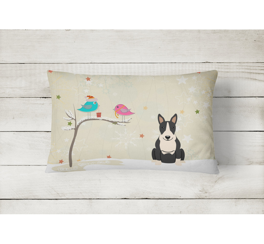 Christmas Modern Neutral Indoor/Outdoor Lumbar Pillow Caroline's Treasures 