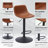 Chaquilla Swivel Upholstered Adjustable Height Counter Stool with Metal Frame-1662118255-1662118248