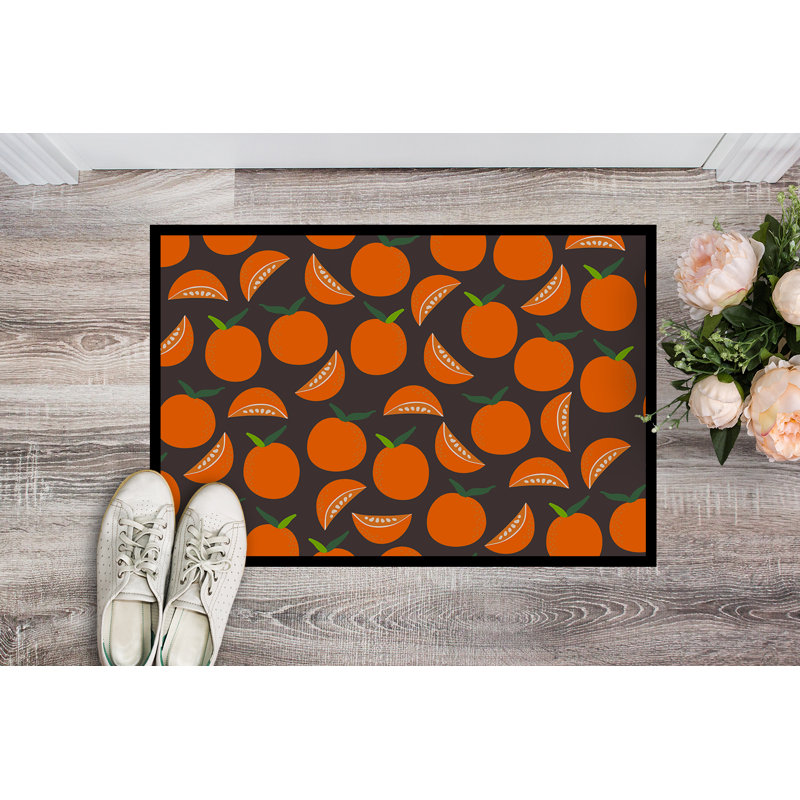 Tapis de porte antidérapant Amos, l 24 po x L 36 po