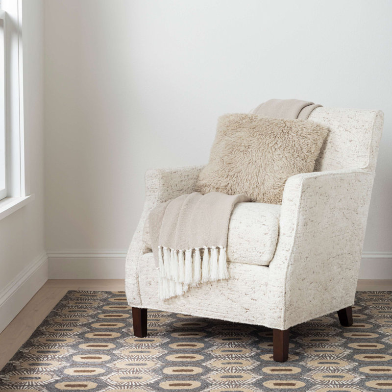 Stowe Hand Micro Hooked Wool Rug, Rectangle 2' x 3'