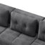Canapé modulaire modulaire avec méridienne, structure en mousse complète, conception d'emballage par compression, revêtement en tissu tissé, canapé moderne surdimensionné pour le salon-280178651