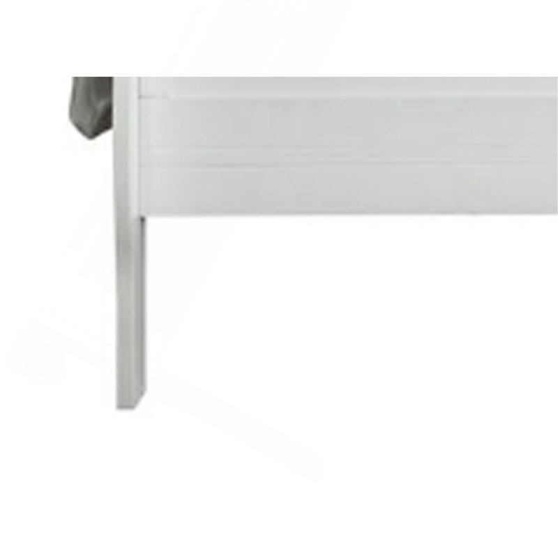Lit simple Louis Philippe, Lit simple, Blanc