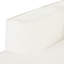 Canapé modulaire de style moderne avec design incurvé et tissu chenille, comprend deux coussins décoratifs pour un confort accru-1644048883