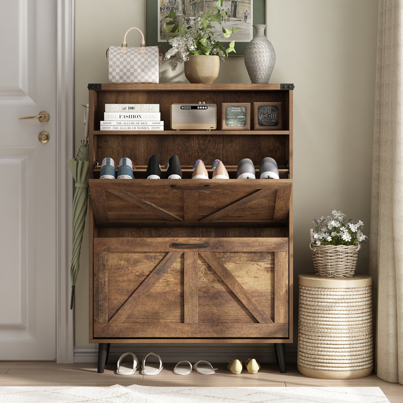 Armoire à chaussures, Brun