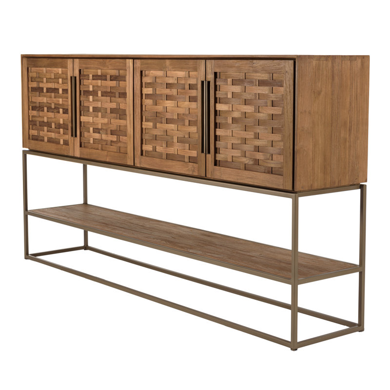 Alanni 205.5cm Solid Wood Sideboard
