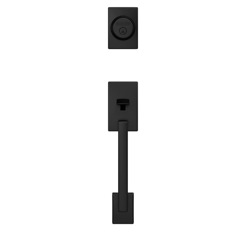 Century Inactive Exterior Dummy Entry Set (Interior Portion Sold Separately), Matte Black