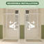 Porte de douche à pivot 31-33 pouces en nickel brossé-123824860