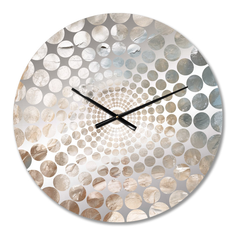 Mazekine - Horloge murale peinture abstraite, Petit