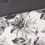 Édredon pour lit simple TG - floral, confort durable noir et blanc