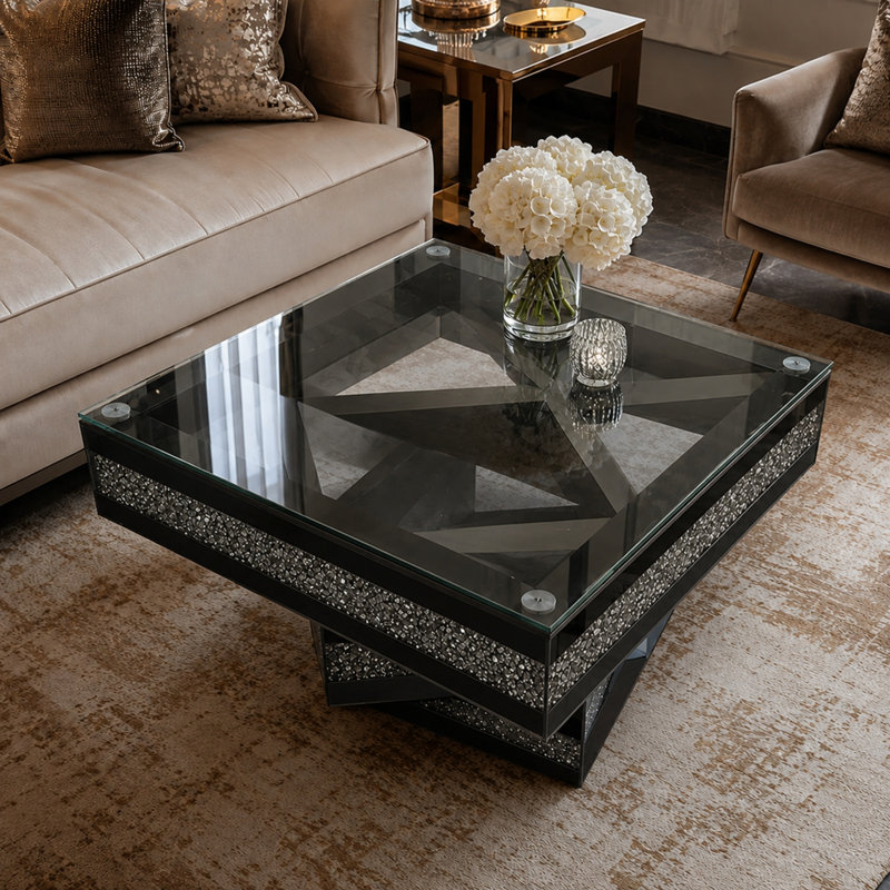 Table basse Caston, Noir
