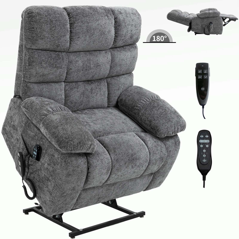 Large Electric Power Lift Recliners with Power-Remote