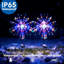 8 modes de feux d'artifice solaires et 120 lumières de paysage de jardin à DEL imperméables pour le décor des Fêtes-79507376