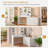 Vanity Makeup Desk With Led Light Mirror & Power Outlet, 8 Drawers, 6 Storage Shelves, 3 Color Modes & Adjustable Brightness Dressing Table, Corner Vanity, L Shape Change, 39.4”desk,-69034483