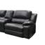 Canapé modulaire inclinable en faux cuir 244 po de largeur