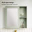 Chester Wall Mounted Bathroom Mirror Cabinet