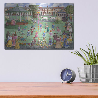  'The Maypole' by Gale Pitt Metal Wall Art, 16" x 12"