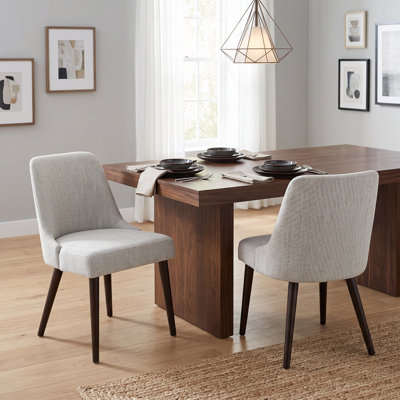 Brently Solid Wood Upholstered Side Chair Dining Chair