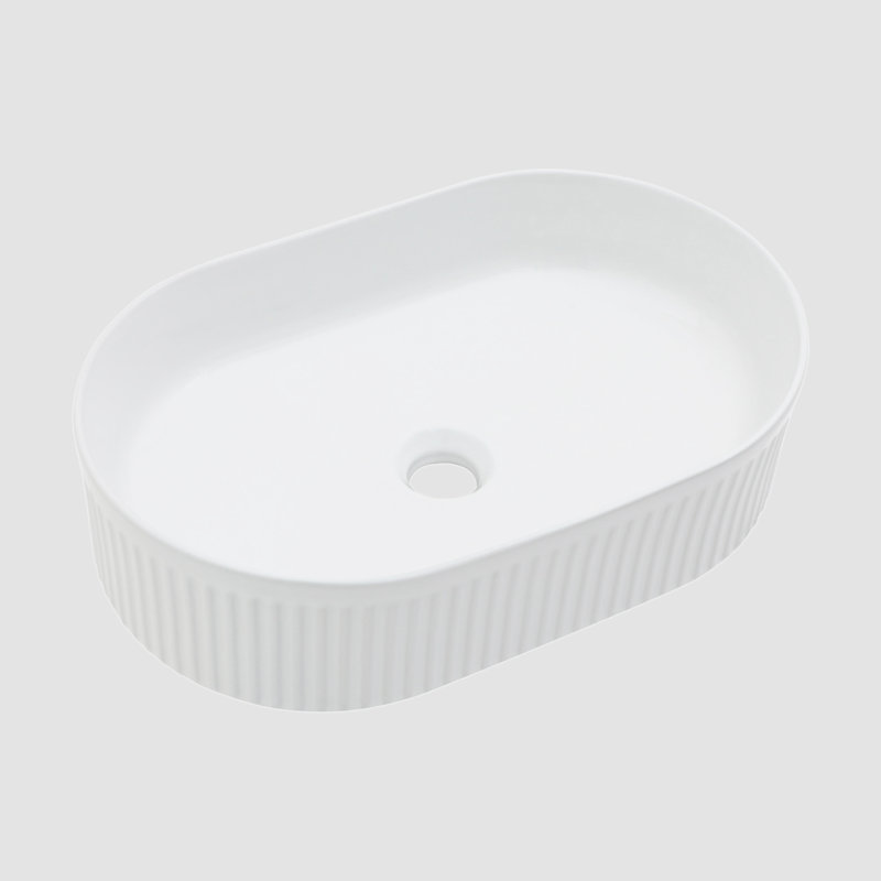 Go Peak Track 12.19'' Ceramic Oval Bathroom Sink