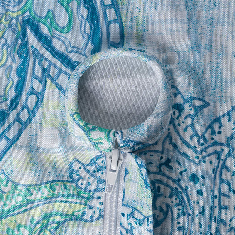 Avleen Paisley Round Tablecloth, 60" L x 60" W